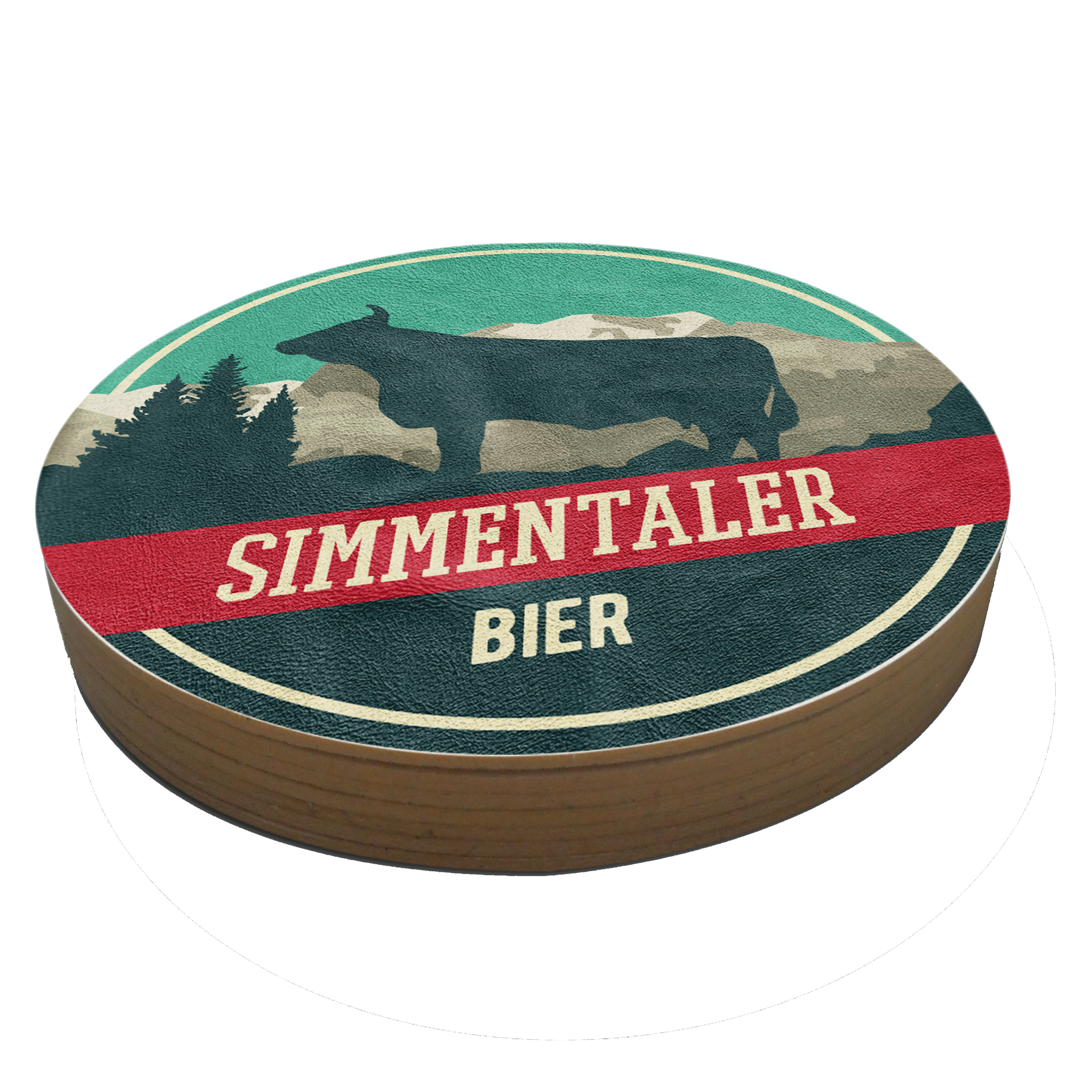 Simmentaler Bierdeckel - Rolle