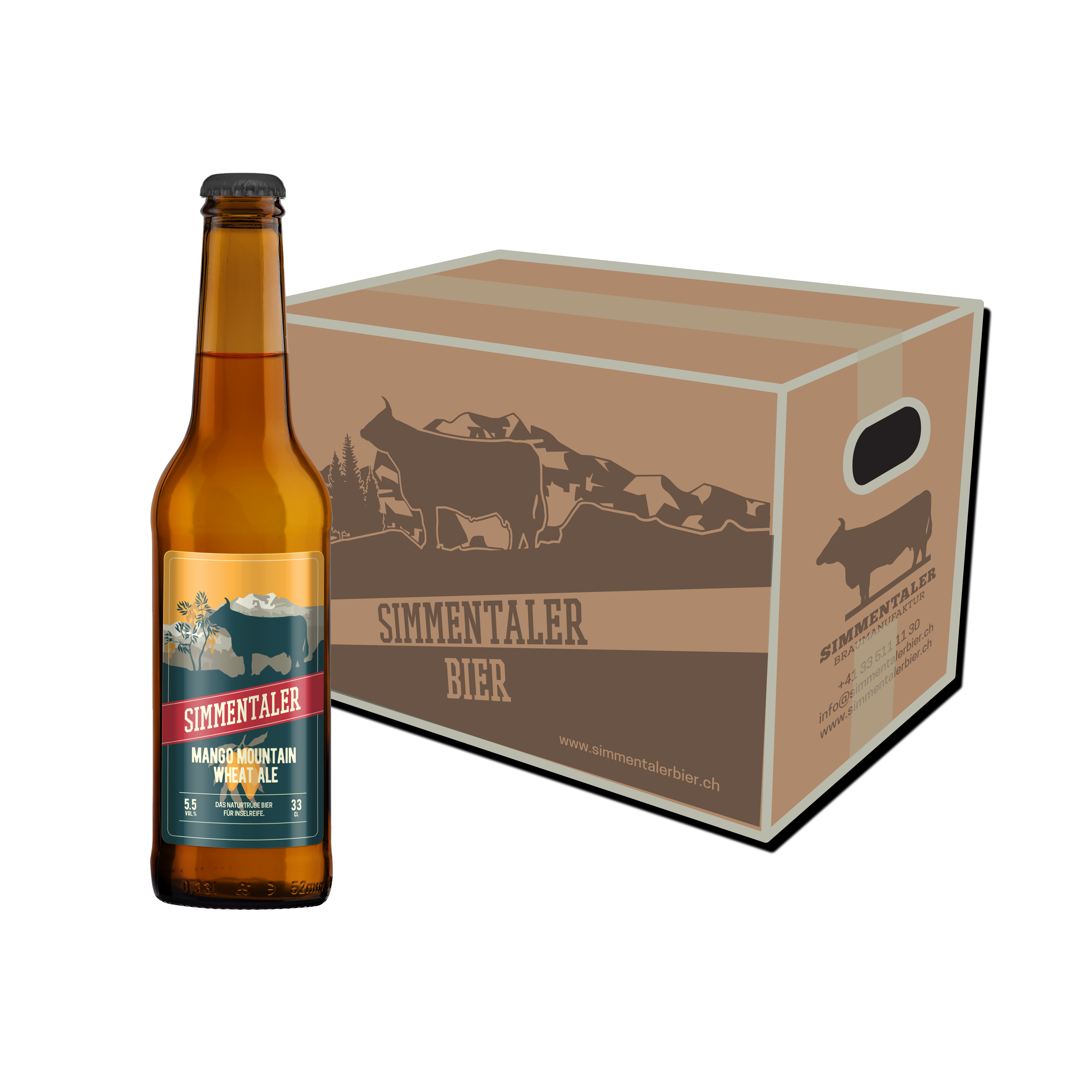 Mountain Mango Wheat Ale Produktbild 24er Box
