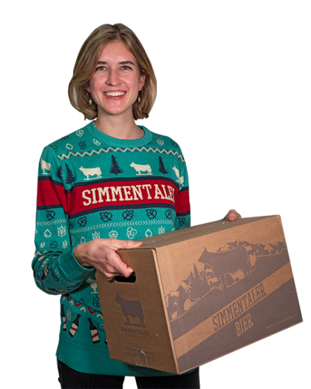 Weihnachtspullover Unisex mit 24er Mischkiste