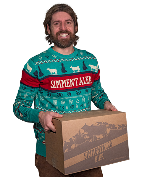 Weihnachtspullover Unisex mit 24er Mischkiste