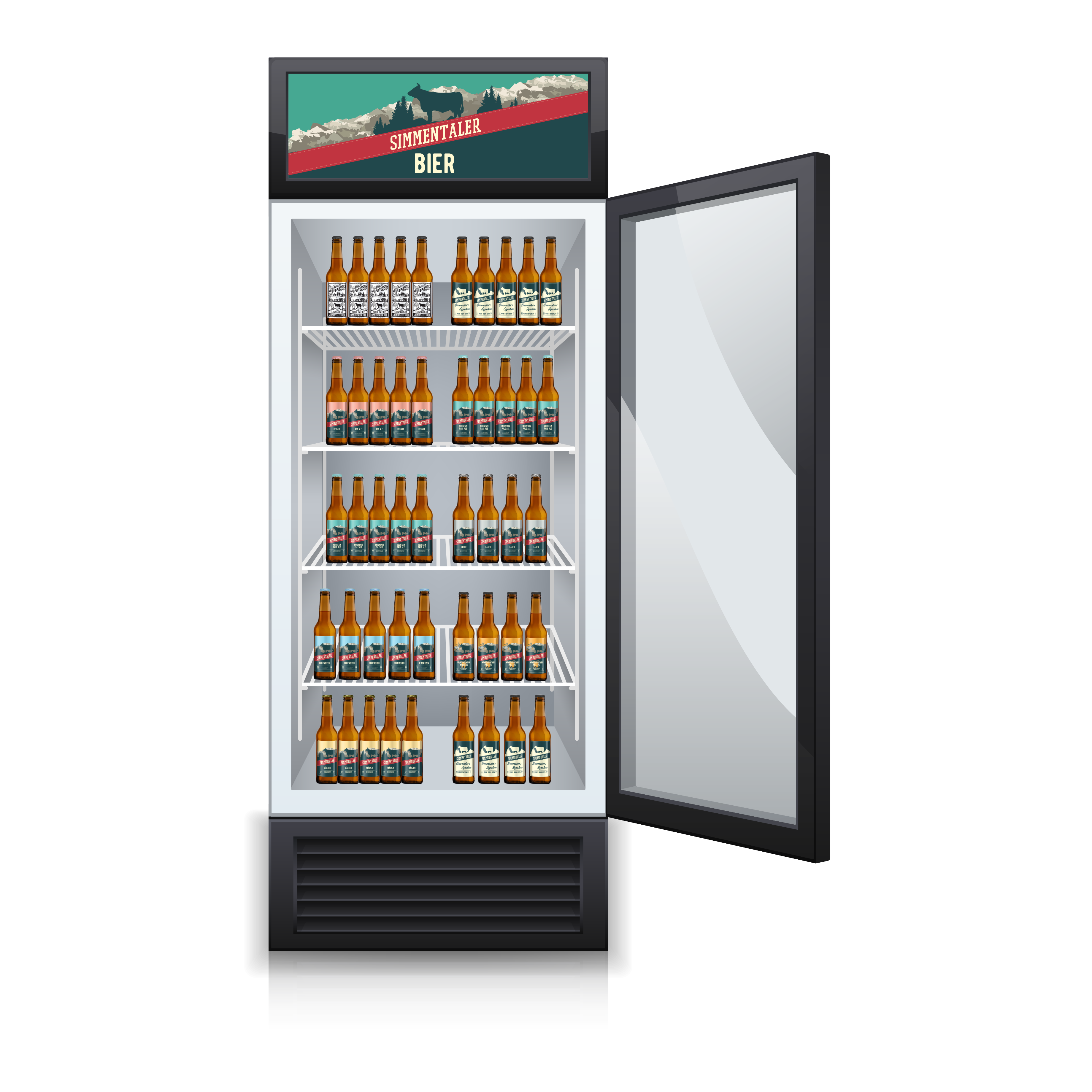 Simmentaler-Kühlschrank