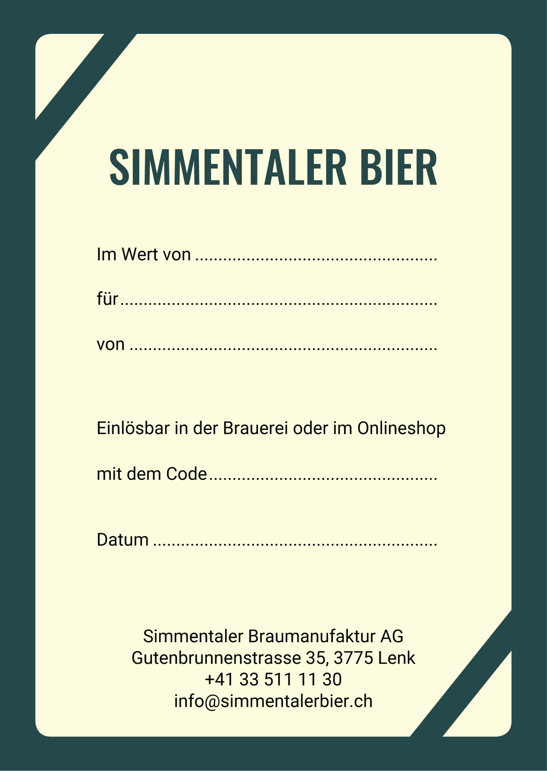 Gutschein Führung